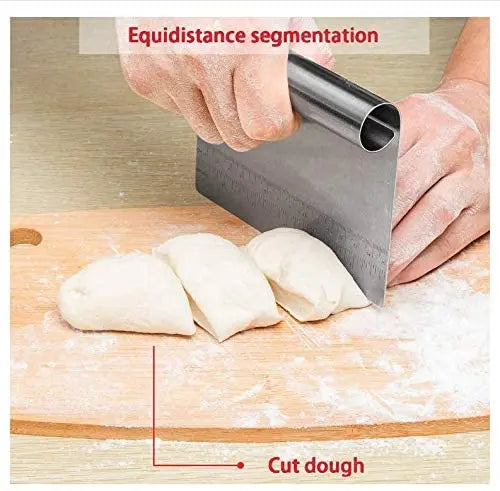 Pack of 5 Baking Utensils. Silicone Baking Mat (Size 40x60cm), Dough Scraper, Rolling Pin, Silicone Spatula and Brush. Baking gift for baking lovers pattanaustralia